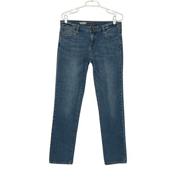 Kut from the Kloth Denim - Kut From The Kloth Jeans Women's 8 Blue Catherine Boyfriend Straight Mid Rise